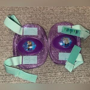 Disney Sparkle Purple Knee Pads with Mint Straps